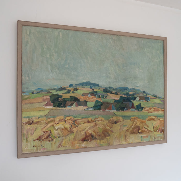 Cubist Landscape by Car Berndtsson (1902-1983)