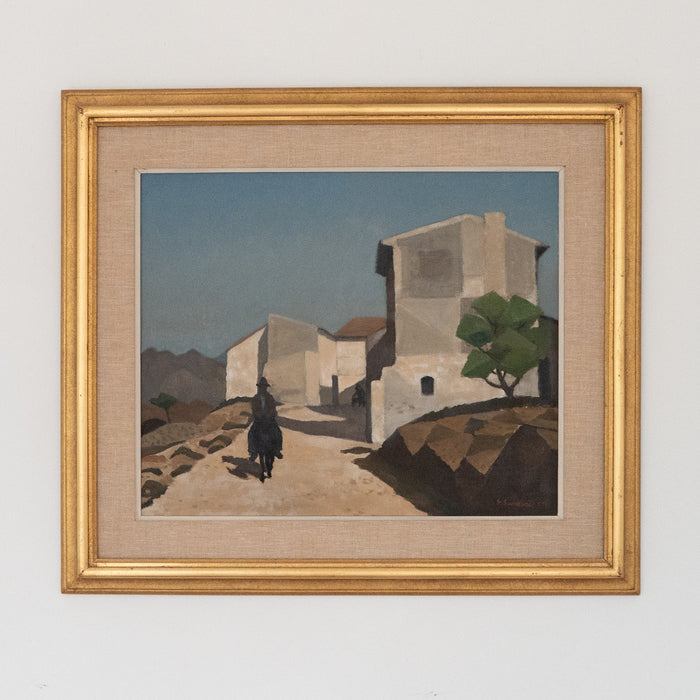 Swedish Abstract Landscape by Gosta Sundvall