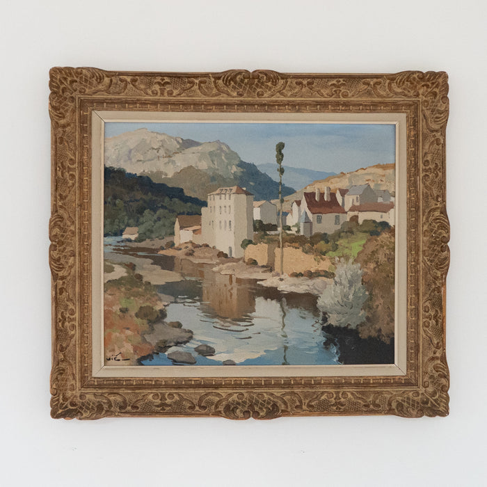 Paysage a Florac by Gabriel Vie (1888-1973)