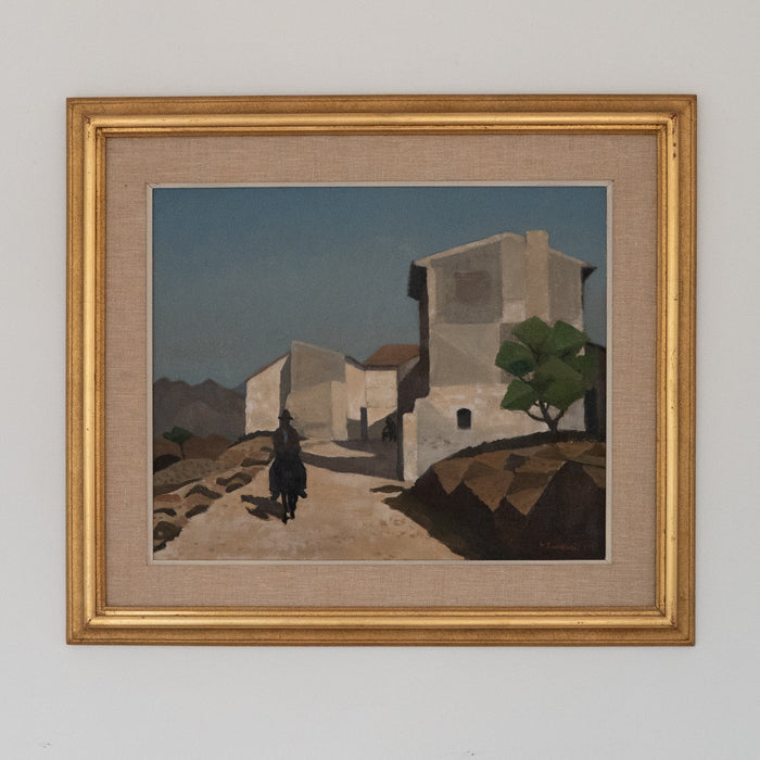 Swedish Abstract Landscape by Gosta Sundvall