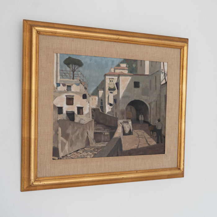 Swedish Abstract Landscape by Gosta Sundvall