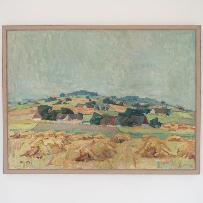 Cubist Landscape by Car Berndtsson (1902-1983)