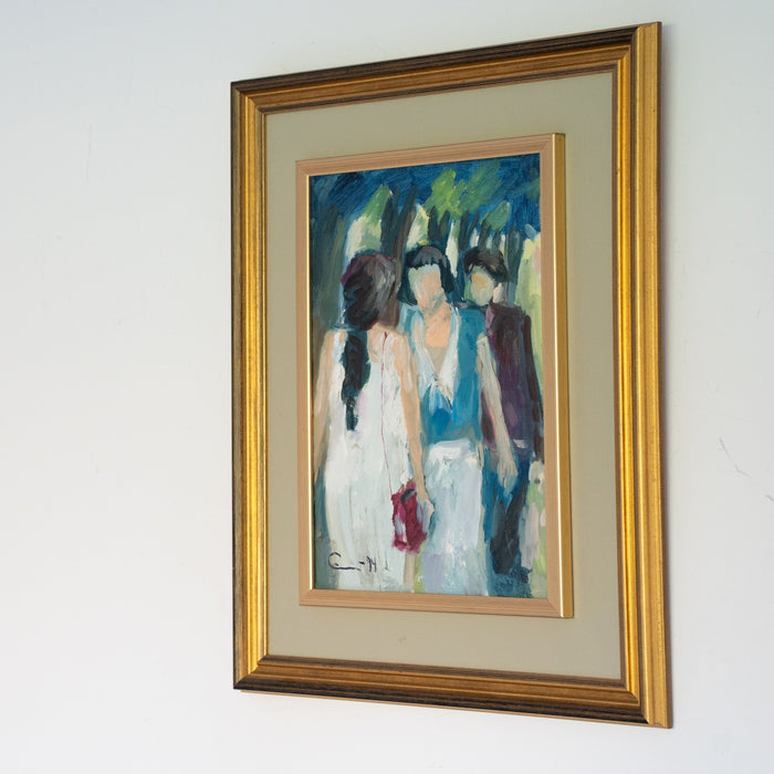 Park Meeting by Einar Wennberg Dated -94