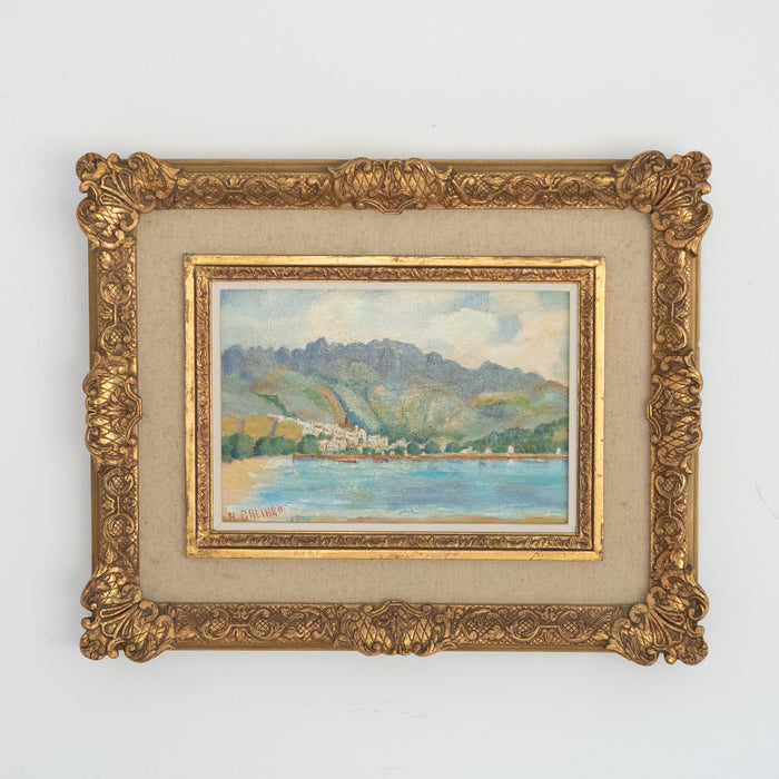 Altea Beach by A. Galindo Dated 1952