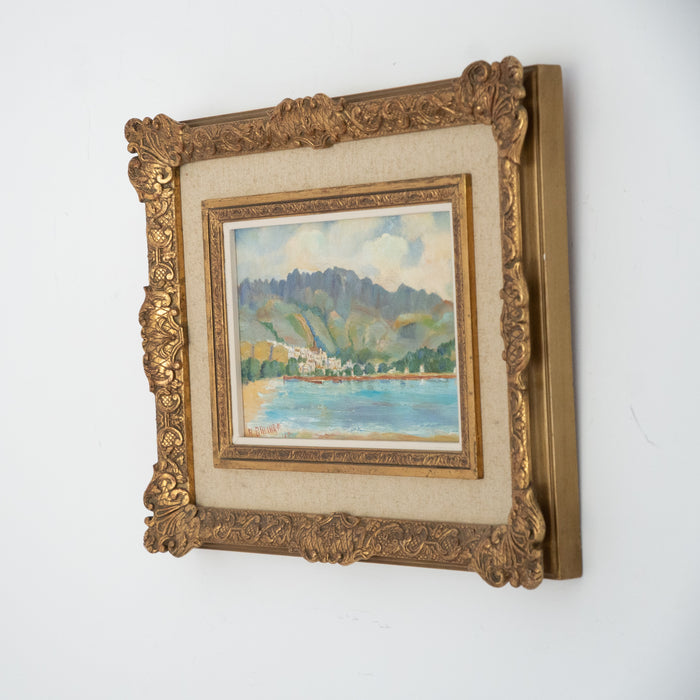 Altea Beach by A. Galindo Dated 1952