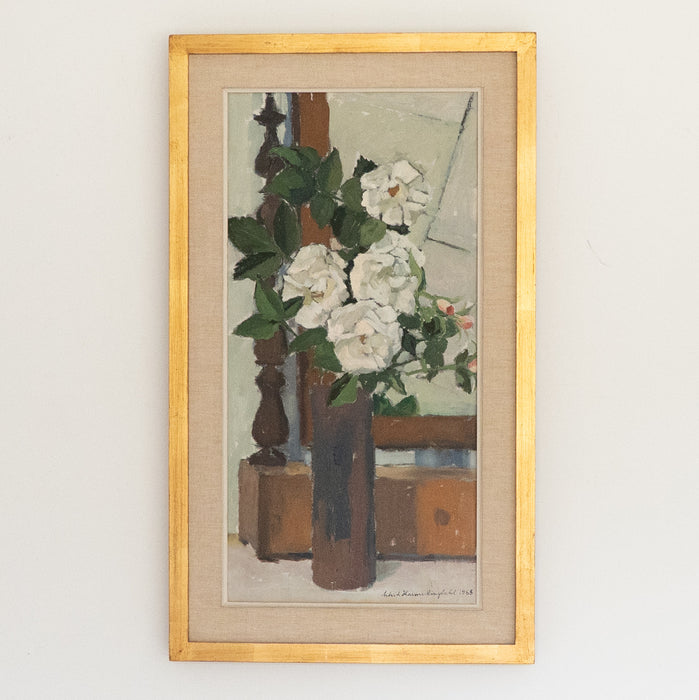 Flower Still Life by Astrid Harms Ringdahl (1912-1984)