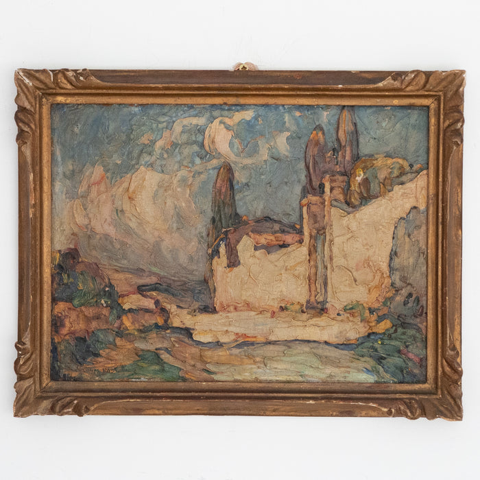 A Road In Cannes by Louis Pastour (1876-1948)