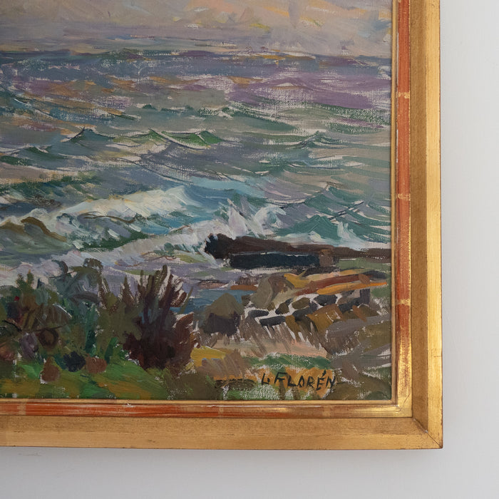 Purple Seaview by Lars Florén (1899-1979)