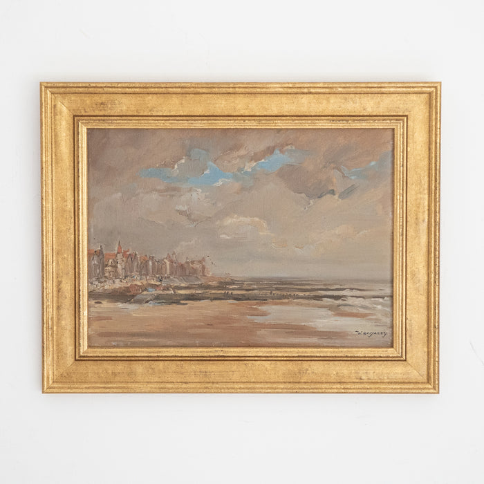 Impressionist Beach by W Bonaert