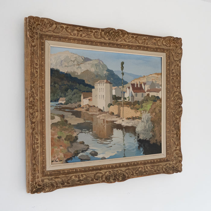 Paysage a Florac by Gabriel Vie (1888-1973)