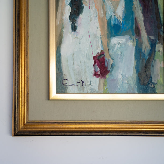 Park Meeting by Einar Wennberg Dated -94