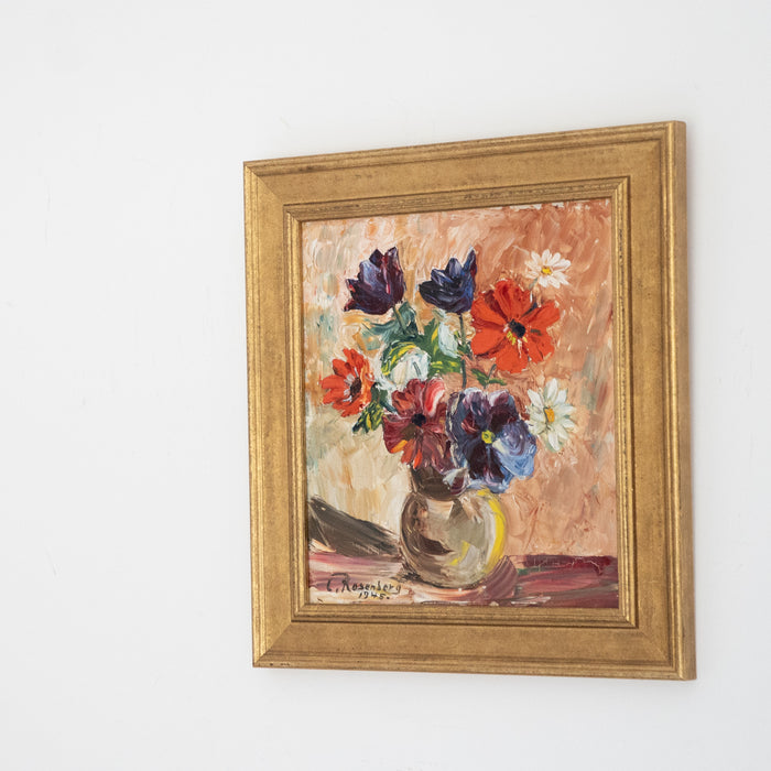 Still Life by C Rosenberg Dated 1945